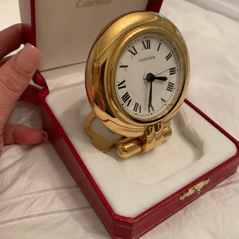 Vintage Catier travel alarm clock ⏰
